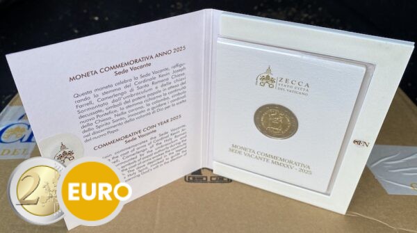 2 Euro Vatikan 2025 - Sede Vacante Stgl.