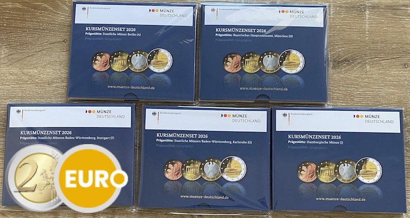 KMS Deutschland 2026 ADFGJ PP + 2 Euro Bremen