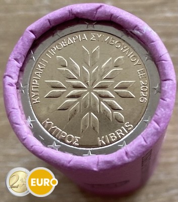 Rolle 2 Euro Zypern 2026 - EU-Ratspräsidentschaft