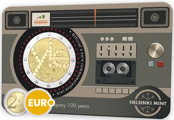 2 Euro Finnland 2026 - Finnischer Rundfunk Yleisradio Stgl. Coincard EN