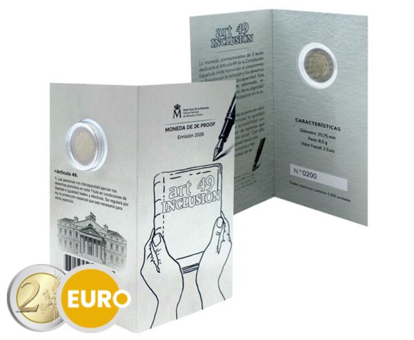 2 Euro Spanien 2026 - Inklusion PP
