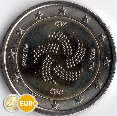 2 Euro Irland 2026 - EU-Ratspräsidentschaft UNZ
