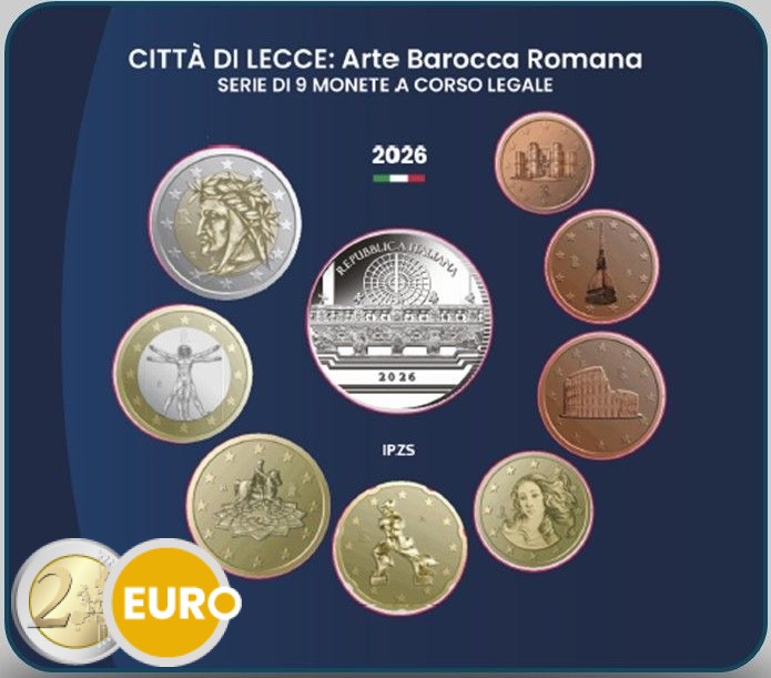 KMS Italien 2026 Stgl. + 5 Euro