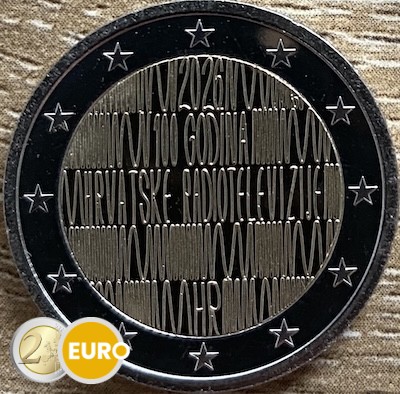 2 Euro Kroatien 2026 - Kroatisches Radio PP