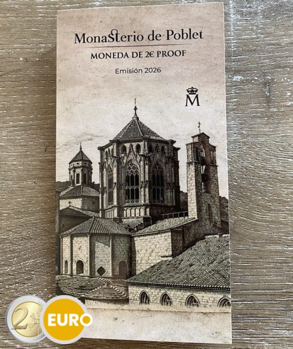 2 Euro Spanien 2026 - Kloster Poblet PP