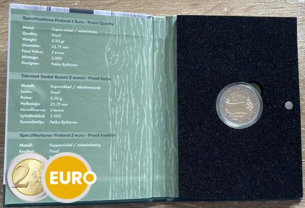 2 euros Finlande 2026 - Raili et Reima Pietilä BE Proof